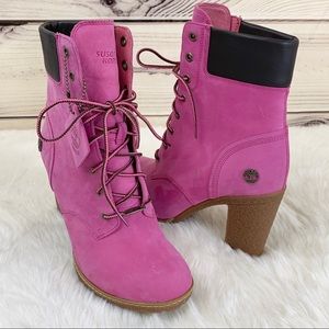 timberland glancy pink